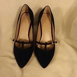 Fiona dark navy blue heels